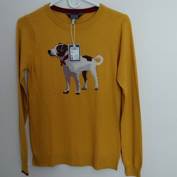 Joules Sweaters - Joules Miranda Crew Neck Sweater Gold Size 2